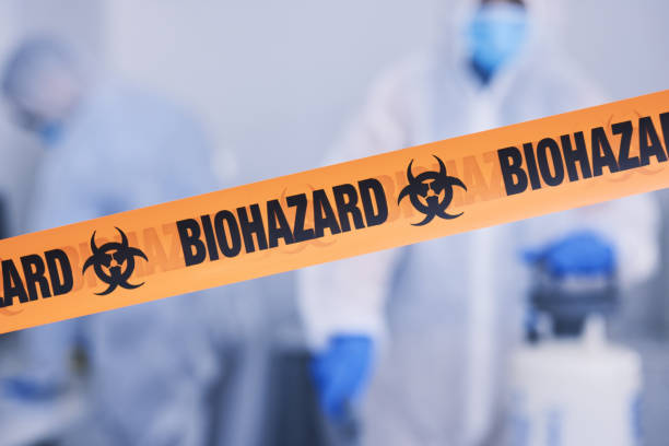 Professional Biohazard Cleanup technician working in White Plains, MD